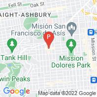 View Map of Castro & Duboce Streets,San Francisco,CA,94114